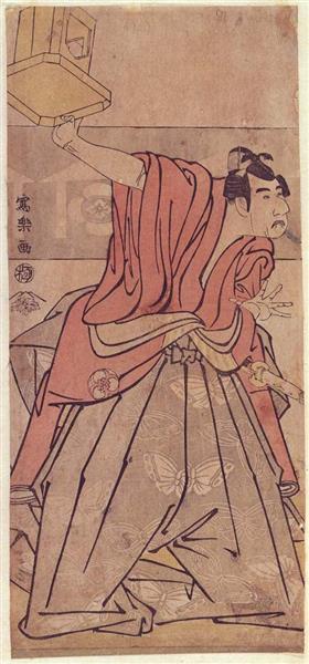 Kabuki Actor Bandō Mitsugorō II as Soga Gorō Tokimune, 1794 - Sharaku