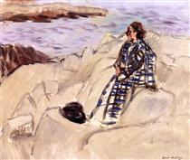 Henriette sur les roches à Antibes - Henri Matisse
