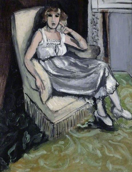Woman Seated in An Armchair, 1917 - 馬蒂斯