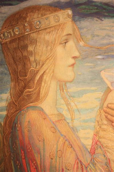 Isolde (detail), 1912 - John Duncan