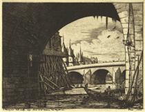 Archway, Pont Nôtre-dame, Paris - Шарль Мерион