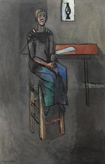 Woman on a High Stool - 馬蒂斯