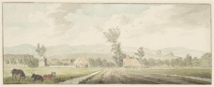 View of the Kleverlaan, Haarlem, 1763 - Cornelis van Noorde