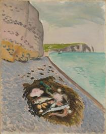 Large Cliff with Fish - Henri Matisse