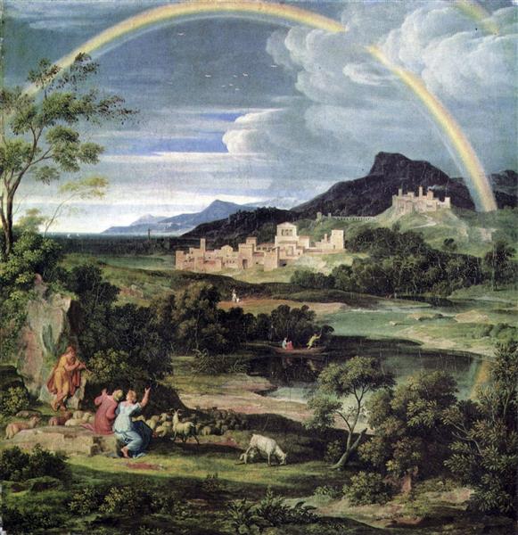 Heroische Landschaft Mit Regenbogen, 1805 - Joseph Anton Koch