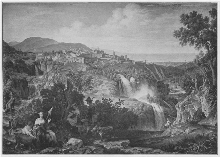 Wasserfälle Bei Tivoli, 1818 - Joseph Anton Koch
