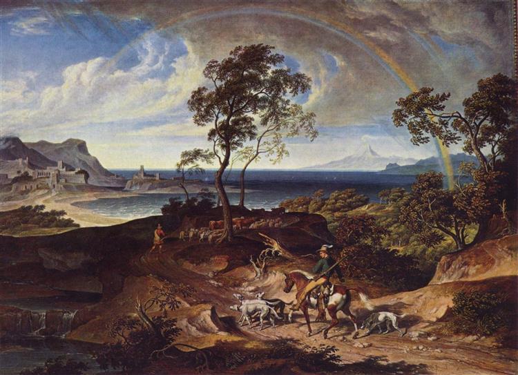 Landschaft Nach Einem Gewitter, 1830 - Йозеф Антон Кох