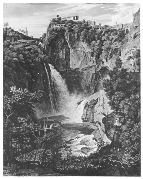 Wasserfall Bei Tivoli - Joseph Anton Koch