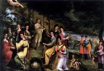 Apollo and the Muses (Parnassus) - Lavinia Fontana