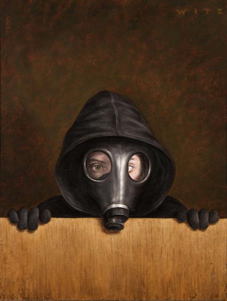 Tiffy Hoody Gas Mask, 2011 - Dan Witz