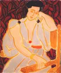 Monique in Gray Robe - Henri Matisse