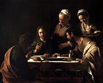 Abendmahl in Emmaus - Michelangelo Merisi da Caravaggio