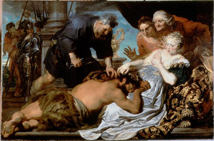 Samson and Delilah, 1620 - Антоніс ван Дейк