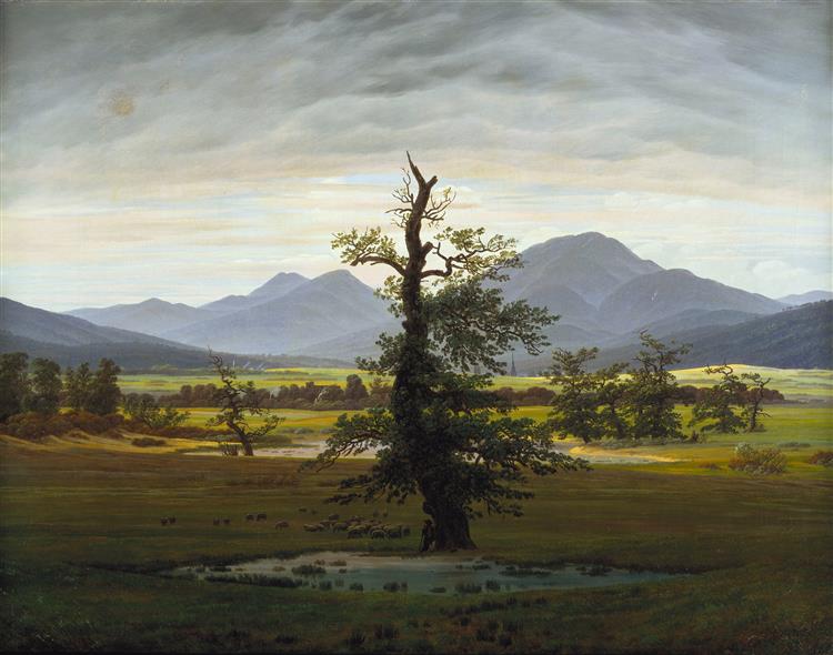 Solitary Tree, 1822 - Caspar David Friedrich