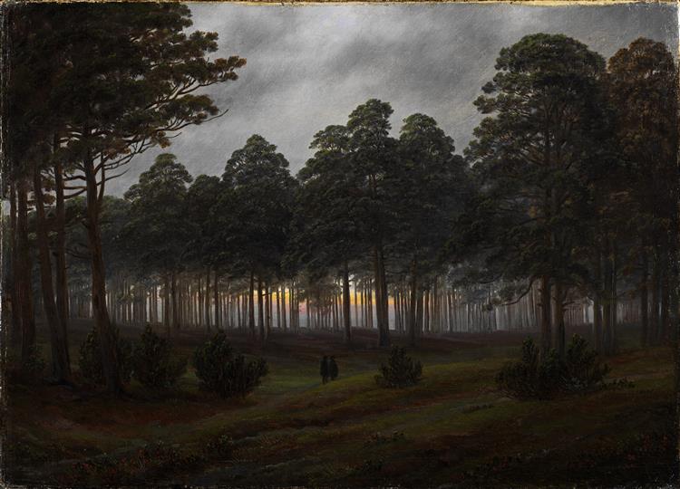 Evening, 1821 - Caspar David Friedrich