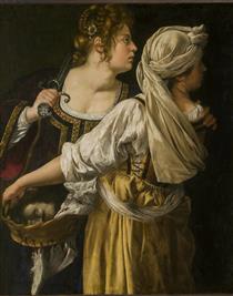 Judith and her Maidservant - Artemisia Gentileschi
