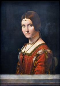 Portrait of an Unknown Woman (La Belle Ferroniere) - Leonardo da Vinci