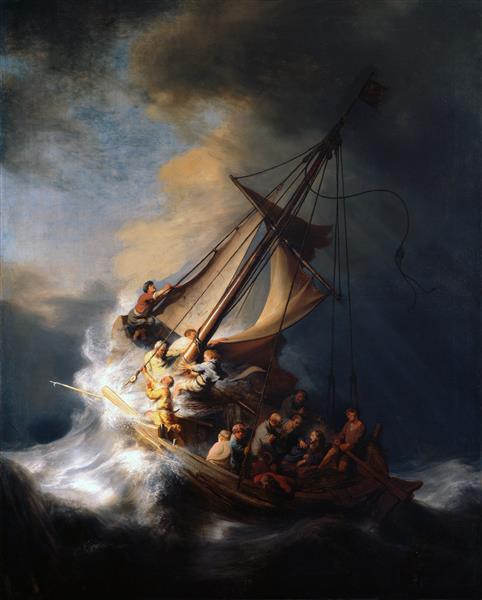 The Storm on the Sea of Galilee, 1633 - Rembrandt