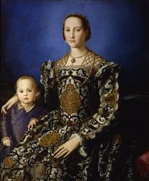 Eleanora da Toledo with her Son Giovanni - Agnolo Bronzino
