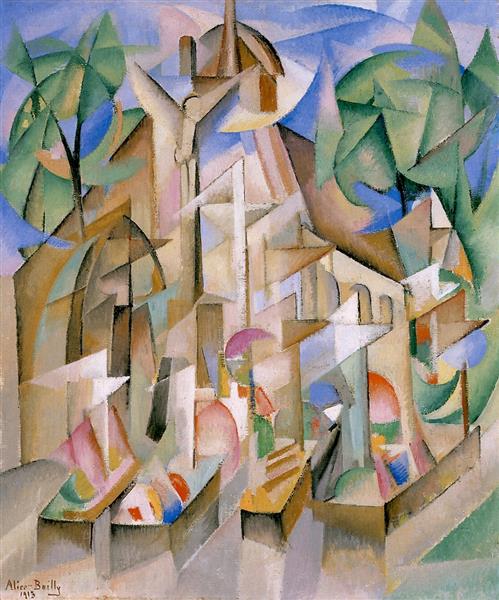 Cemetery, 1913 - Alice Bailly