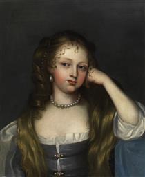 Portrait of the King's Mistress Nell Gwyn - Mary Beale