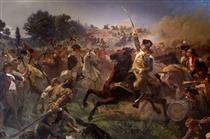 Washington Rallying the Troops at Monmouth - Emanuel Leutze