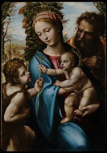 Holy Family with Young Saint John - Sodoma