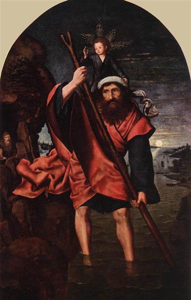 St Christopher - Quentin Massys