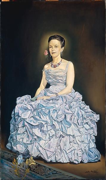 Portrait of Berthe David Weill (1952), 1952 - Сальвадор Далі
