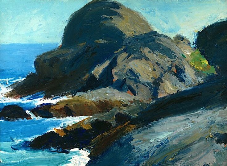 Rocky Shore, c.1916 - c.1919 - Edward Hopper