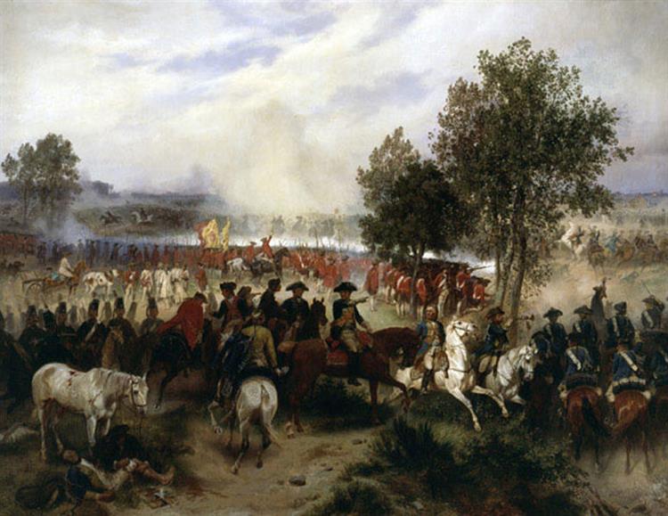 Schlacht Bei Krefeld, 1860 - Emil Hünten