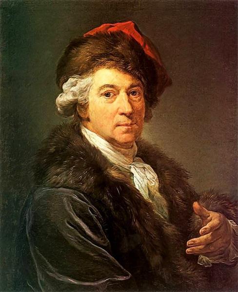 Self Portrait in Polish National Costume, c.1787 - Марчелло Баччарелли
