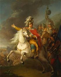 Sobieski at the Battle of Vienna - Марчелло Баччареллі