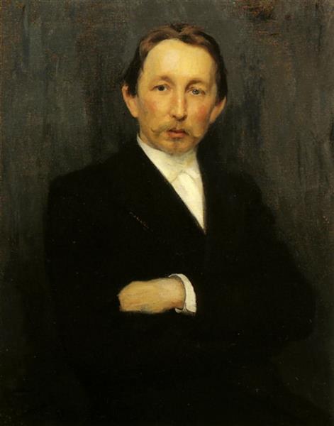 Portrait of the artist Apolinary Mikhailovich Vasnetsov, 1897 - Nikolai Kuznetsov