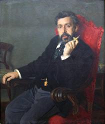 Portrait of the collector Alexander Petrovich Russov - Николай Дмитриевич Кузнецов