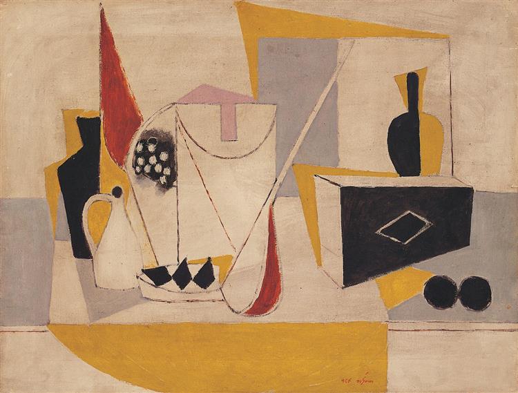 Cubist Still Life, 1956 - Нури Ийем