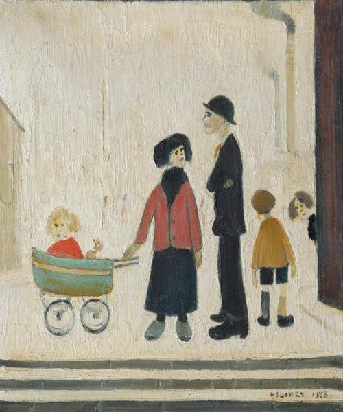 Family Group, 1958 - Lawrence Stephen Lowry