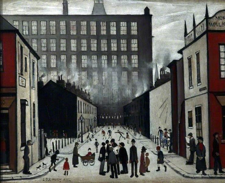 Street Scene, 1935 - Lawrence Stephen Lowry