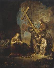 Dying vision of Maria Magdalen - Leonaert Bramer