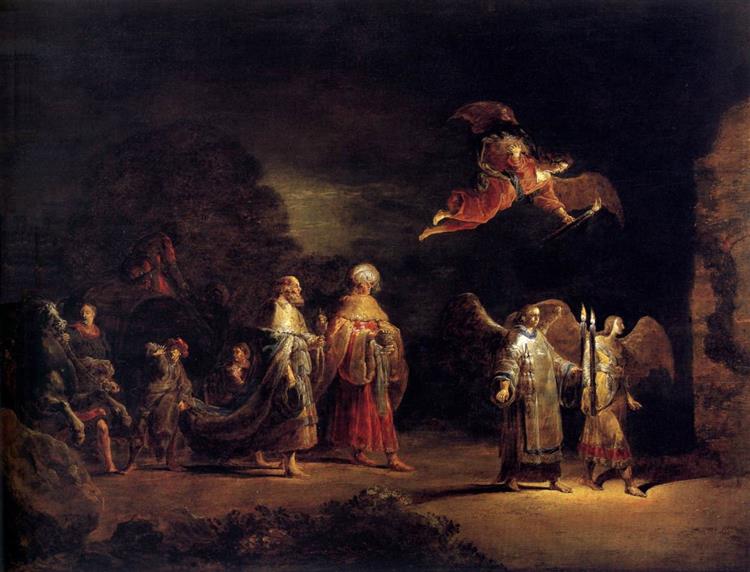 Journey of the Three Magi to Bethlehem, 1638 - 1640 - Leonaert Bramer