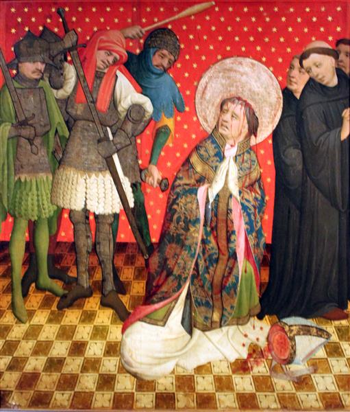 The Martyrdom of Saint Thomas of Canterbury, c.1426 - Maestro Francke