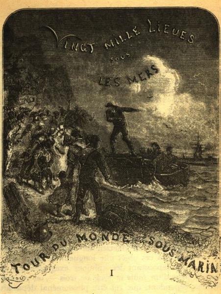 Vingt mille lieues sous les mers, 1871 - Edouard Riou