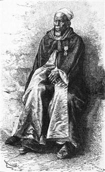 Boubakar-saada, King of Bundu - Édouard Riou