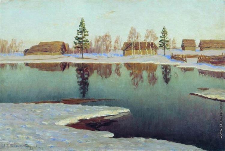 Бялыницкий Бируля. Ранняя Весна., 1902 - Vitold Byalynitsky-Birulya