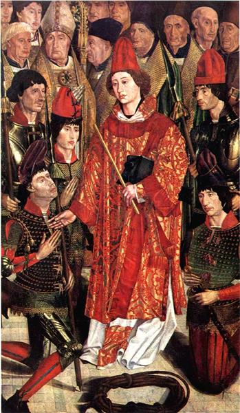 Panel of the Bishop, c.1470 - c.1480 - Нуну Гонсалвеш
