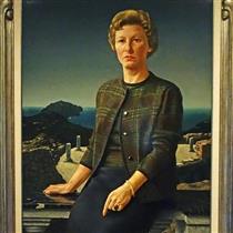Portrait of Mrs Huismans Evers - Carel Willink