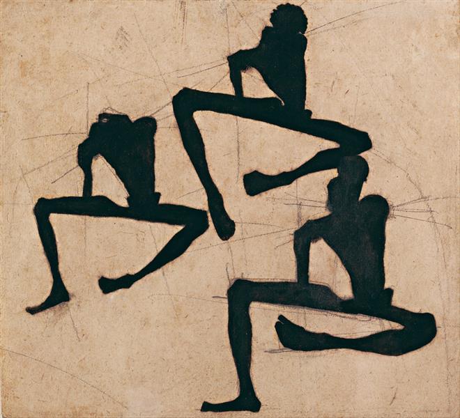 Composition with Three Male Nudes, 1910 - 席勒