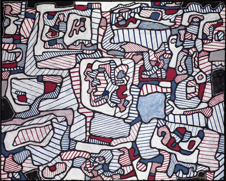 Site Inhabited by Objects, 1965 - Jean Dubuffet