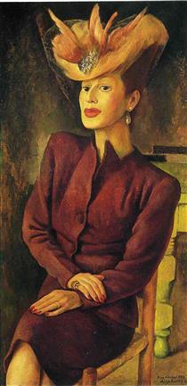 Portrait of Adalgisa Nery - Diego Rivera