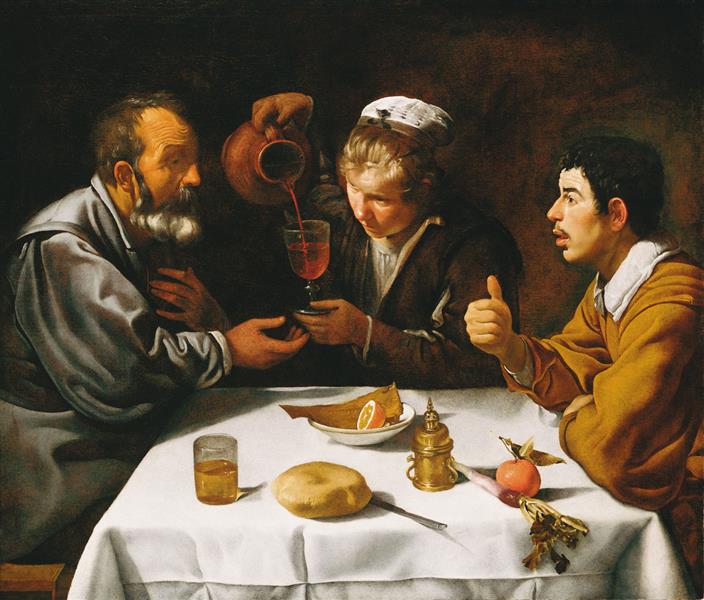 Almuerzo de campesinos, 1620 - Diego Velázquez